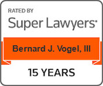 Bernard Vogel, III Super Lawyer Badge